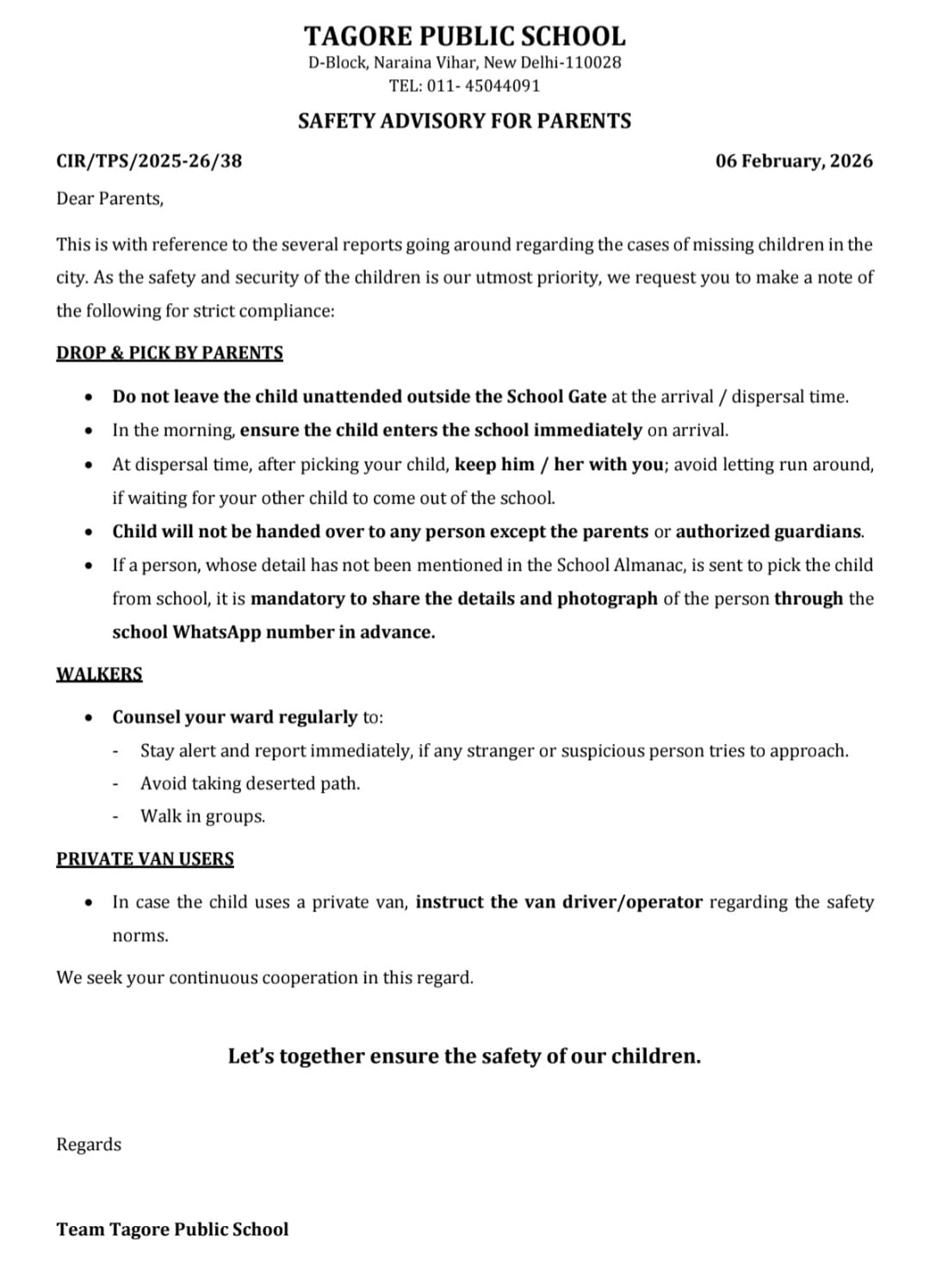 :: Welcome : Tagore Public School Naraina Vihar